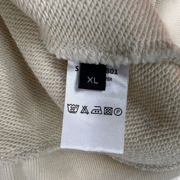 New Joseph Women Sweater 100% Cotton Pullover Loop Back Eyelet Sweatshirt US XL - Picture 11 of 13